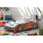 Posteľ jednolôžková Cars 160x80 športové + matrac 